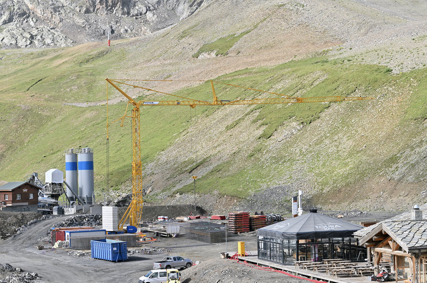 Potain tower cranes triumph in remote French Alps cable car project